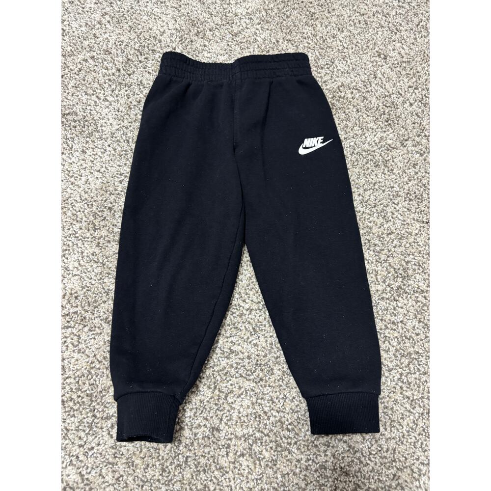 Nike Toddler Black Sweatpants, Size 4T